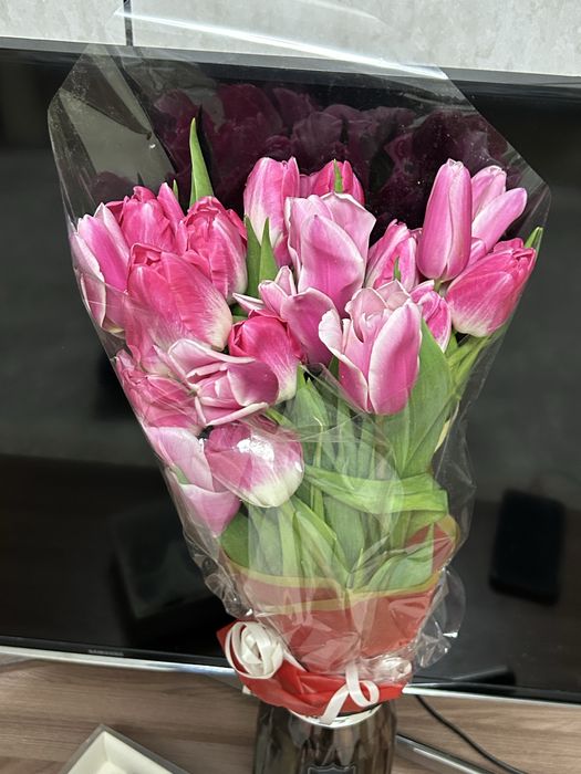 Тюльпаны,розовые,красивые,букет
