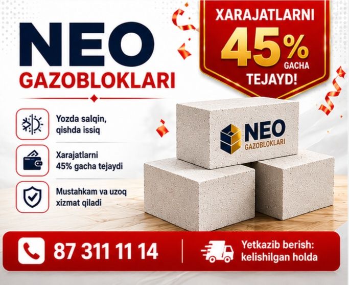 Neostone Gazablok, Guliston gazoblok