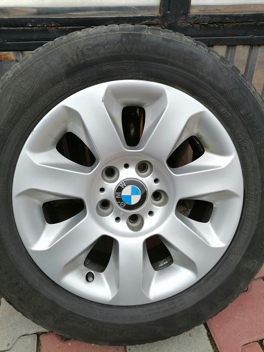 Jante bmw cu cauciucuri 225 55 16 profil bun de vara