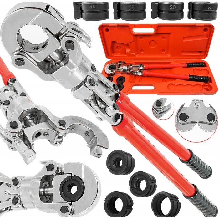 Cleste sertizat tevi pex tip U 16, 20, 25, 32 mm, Verke