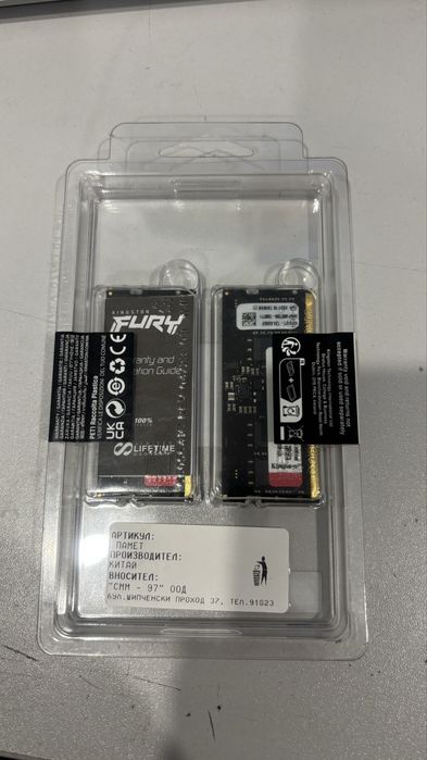 DDR5 рам 16GB Kingston