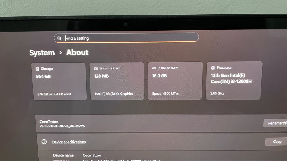 Laptop ASUS Zenbook 14 OLED