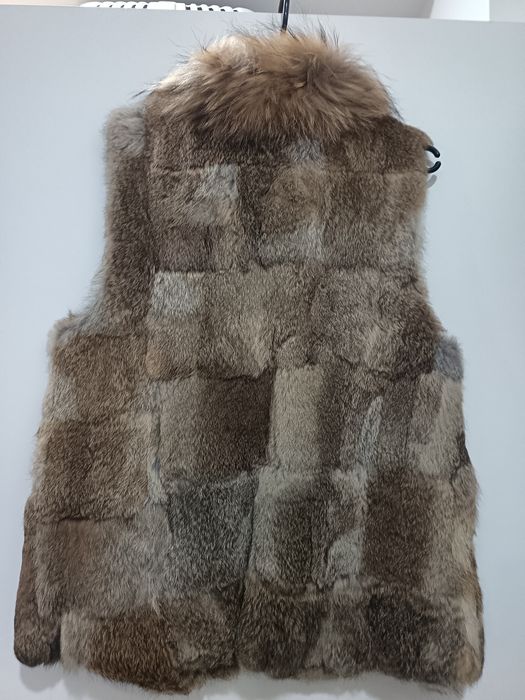 Vesta blana iepure cu guler blana Raton Sfera