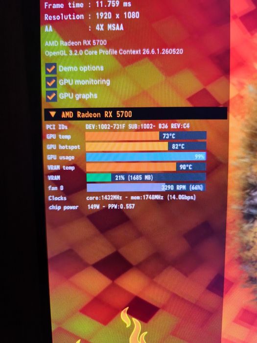 rx5700 8gb amd radeon видеокарта