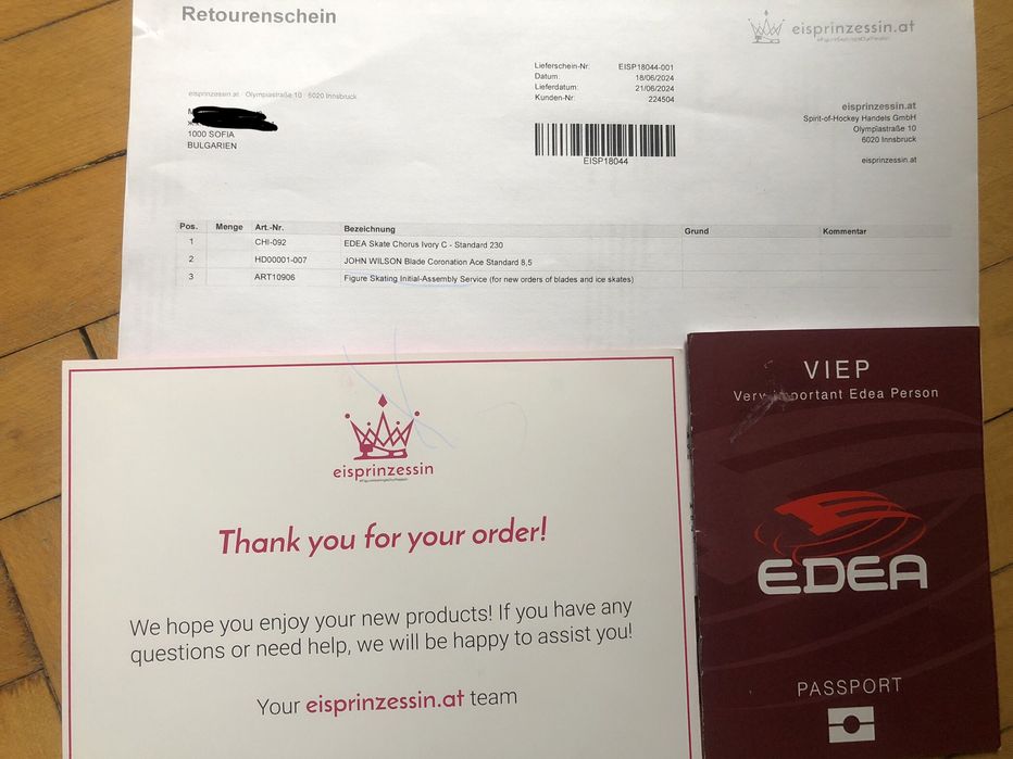 Кънки Edea chorus 230