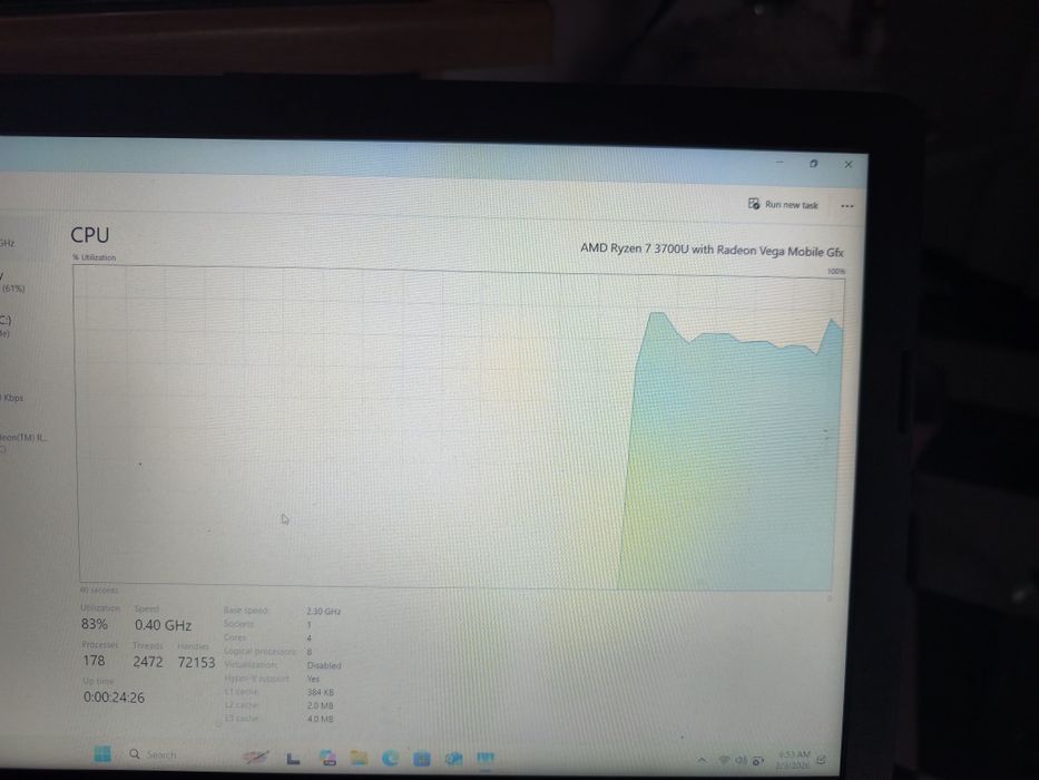 Laptop HP Ryzen 7