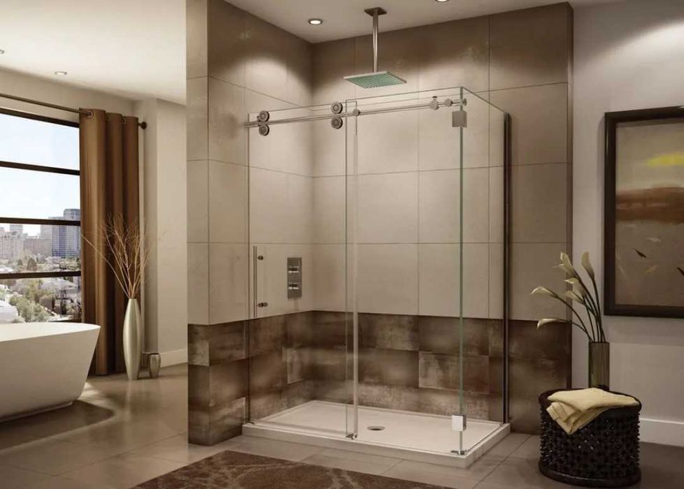 Imzo akfa окна, двери на заказ. Стеклянные перилы,навесы,душ. кабины