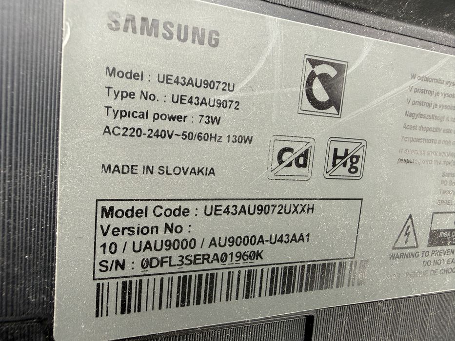 Samsung tv pentru piese