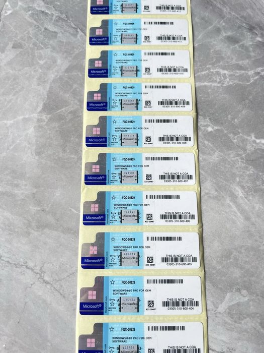 Windows 10-11 pro ( Стикер ) наклейки