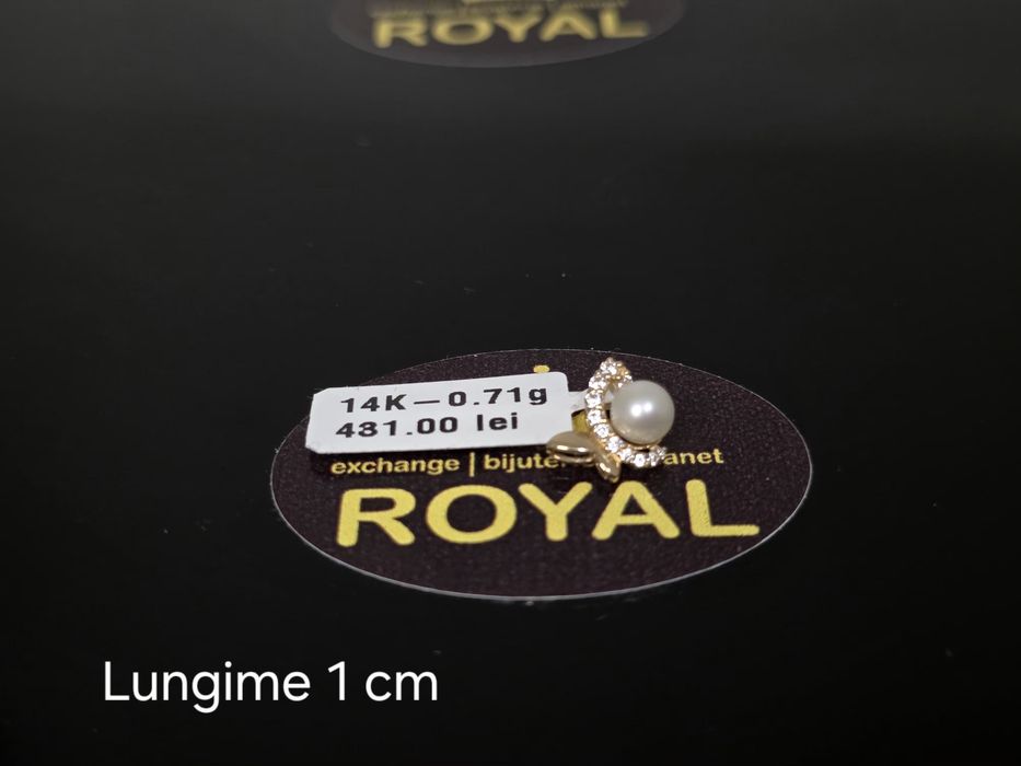 Bijuteria Royal: Pandantiv aur 14k/0.71 gr
