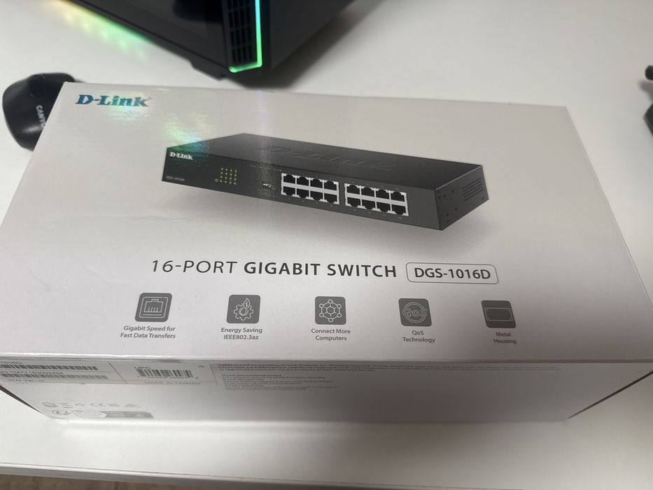 Суич чисто нов / D-Link DGS-1016D
