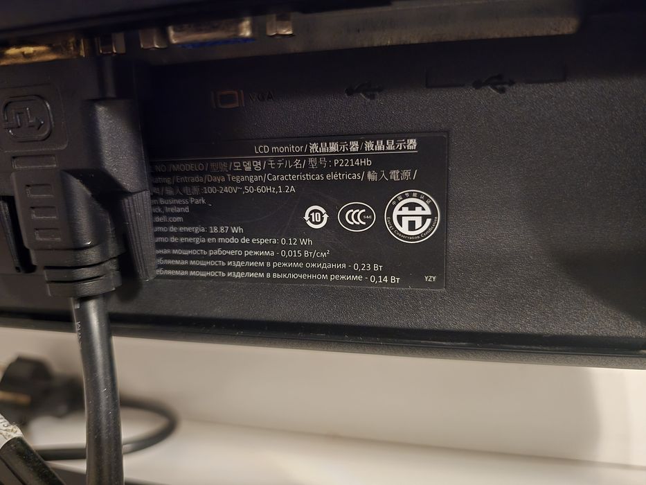 Монитор dell 2214hb 22 дюйма