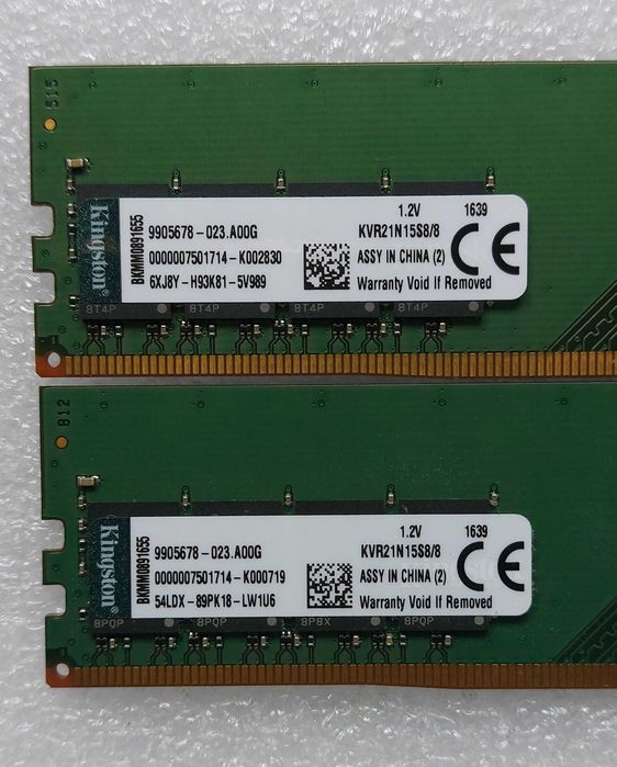 Kit Memorii 16GB DDR4 2133Mhz KINGSTON