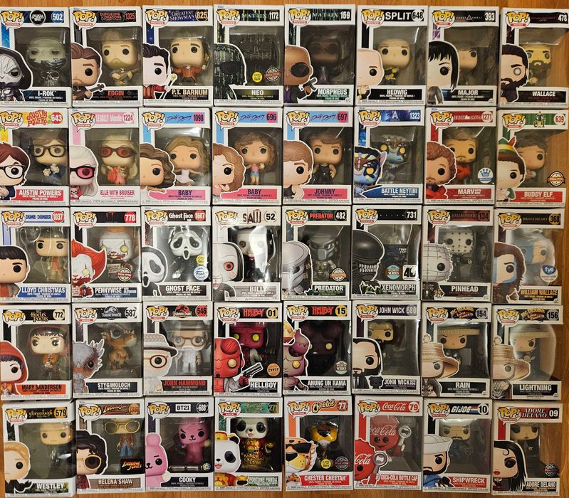 Редки Funko pop - Movies - Horror/Action,Harry Potter,Football,UFC,WWE,Music/Rocks