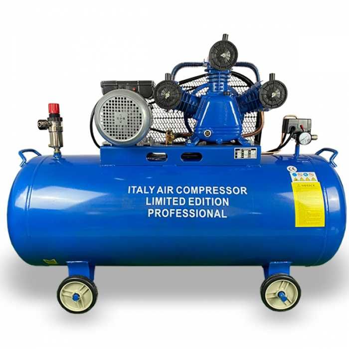 Компресор за въздух ITALY 300 литра трифазен, 12бара, 7.5KW, 10hp