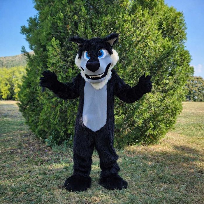 Costum Mascotă Lup – Personaj din Scufița Roșie pentru Evenimente