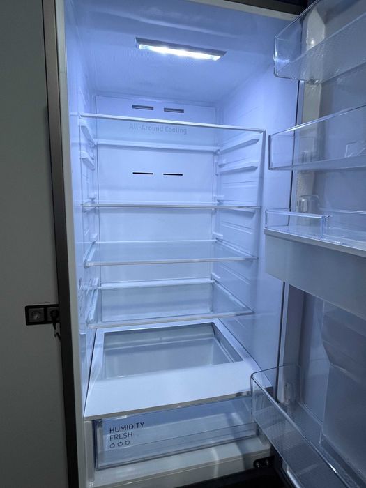 Combina frigorifica Samsung Total No Frost, Clasa E, Dark Inox