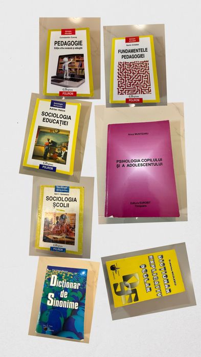 Pachet carti pentru studenti - Pedagogie , sociologie si psihilogie