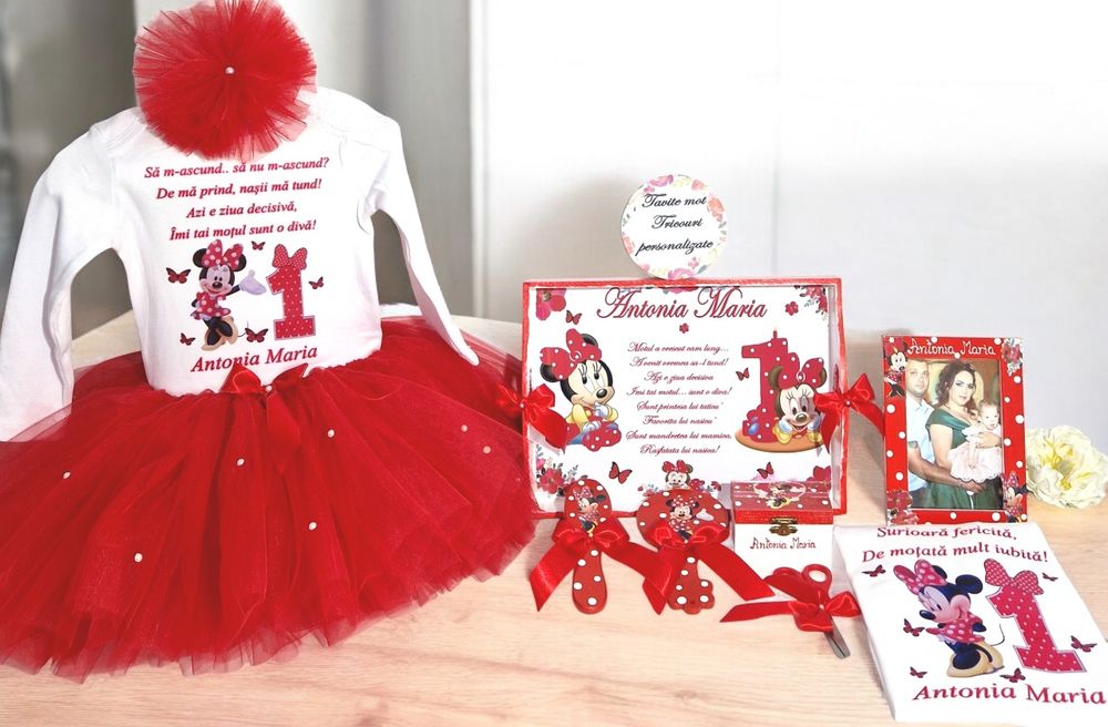 Tavite pentru tăierea moțului, tricouri personalizate,  fuste tutu,