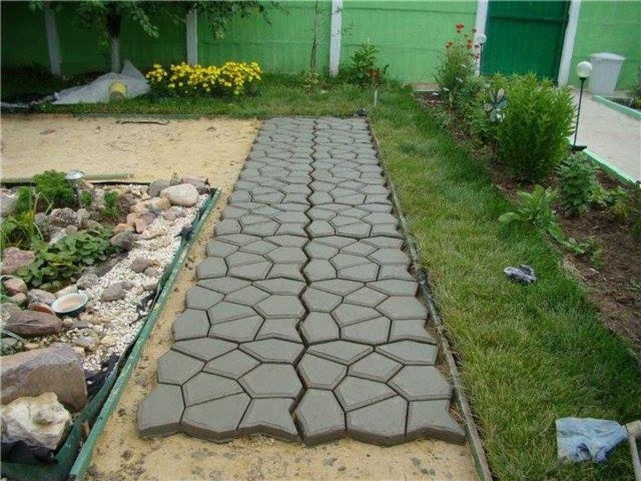 Oтливка на градински павета, пътека, настилка, декорация 40x40x4,5 см