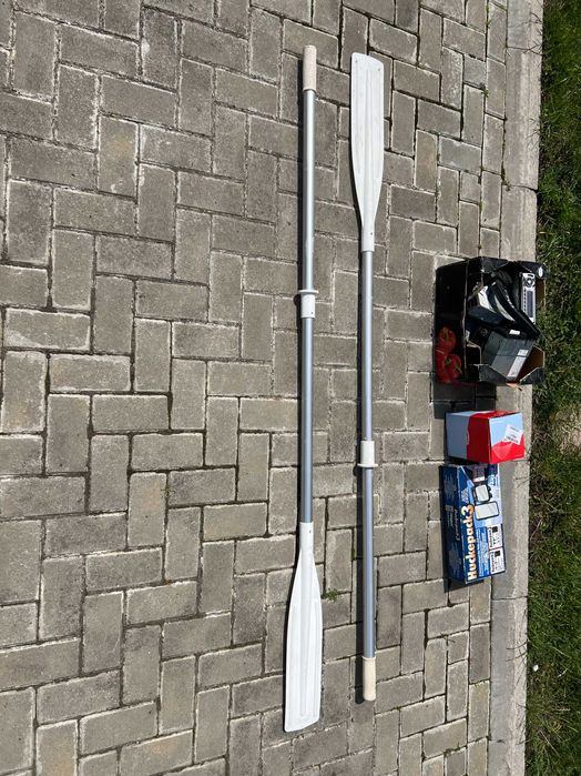 Set vâsle / rame aluminiu barcă pneumatică Bravo (Noi)