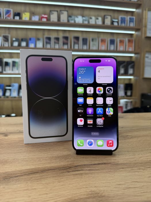 ‼️iPhone 14 Pro Max 256Gb Purple - Varianta E-Sim - Sanatate bat.100% - Garantie 12 luni