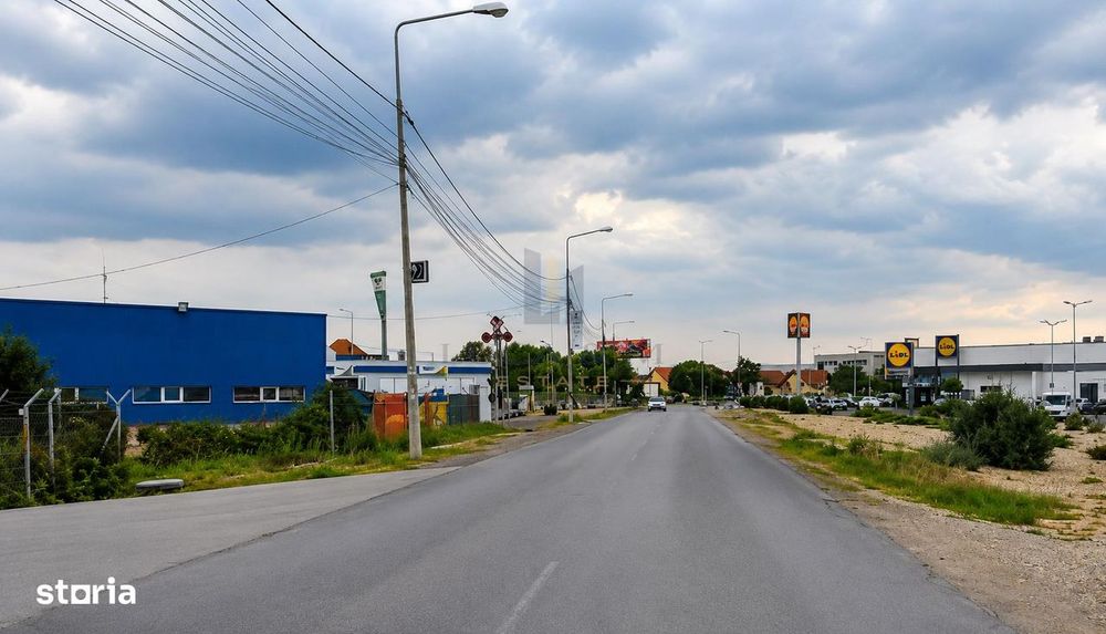 Teren cu  PUZ  Lidl  Ghiroda Aeroport cu  regim inaltime P+3E .