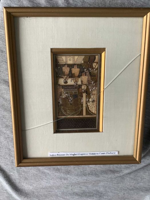 стара индийска картина от епохата на Моголите