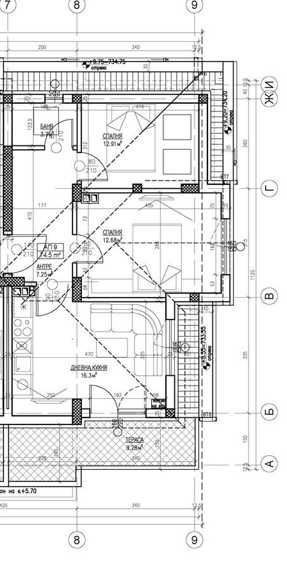 Продава се Тристаен апартамент в София, Горна баня - 86 кв.м за 2014 €/кв.м - Снимка #2