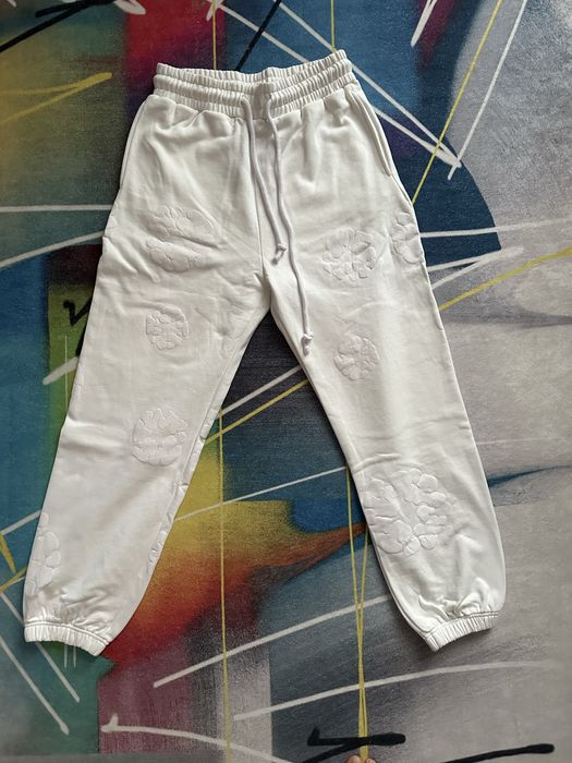 Pantaloni lungi denim tears
