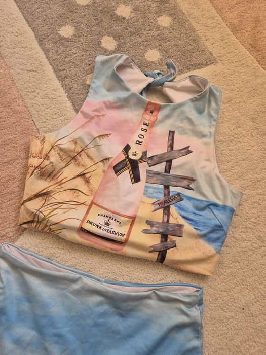 Alessa бански с висока талия