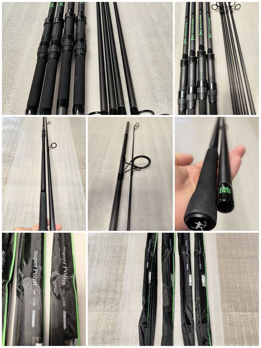SET 4 Lansete ROBINHAN Super Point 3.9m, 3.75Ibs 2 segmente