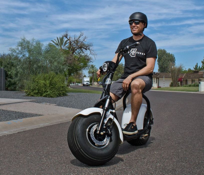 Trotineta Electrica Scuter Pliabil 36V 1000W Roti 10 inch cu scaun