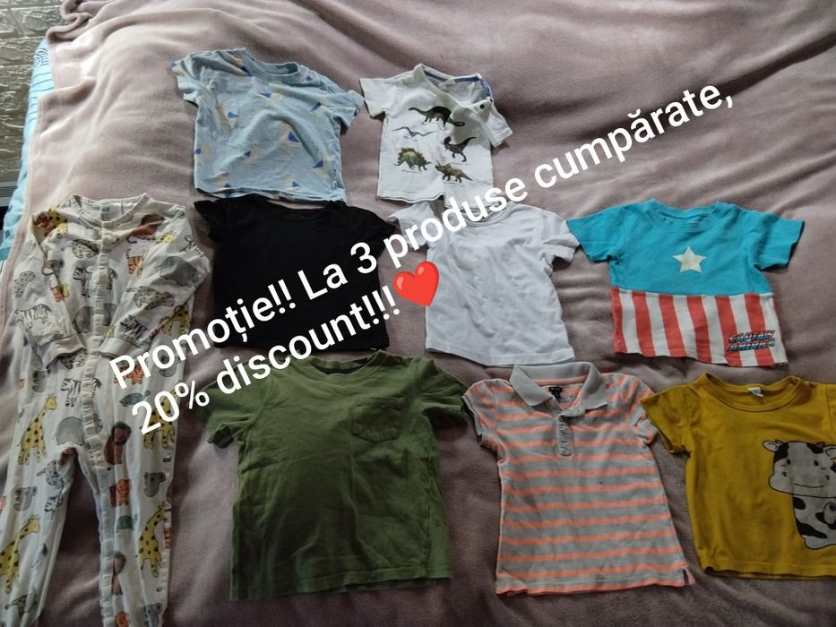 Tricouri băiat 2-3 ani