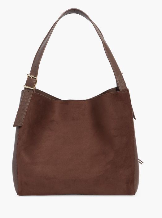 DKNY Chocolate Miller Triple Compartment Tote Bag