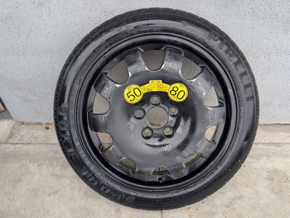 Roata rezerva 18 5x108 Volvo S60R V70R cauciuc T115/85 R18 cod 30347028