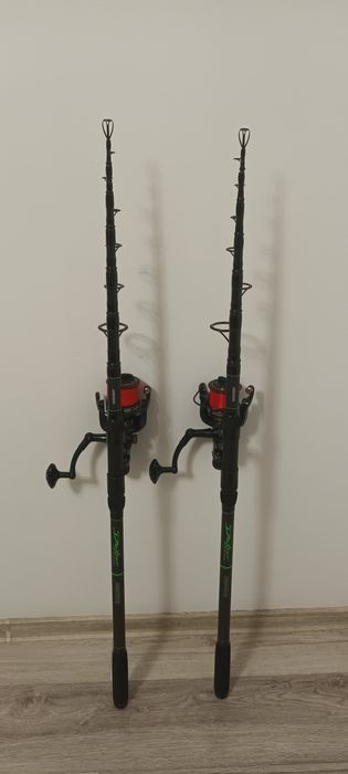 Set 2 Lansete Crap Robinhan Dexter 3.9m + 2 AVIATOR DP70