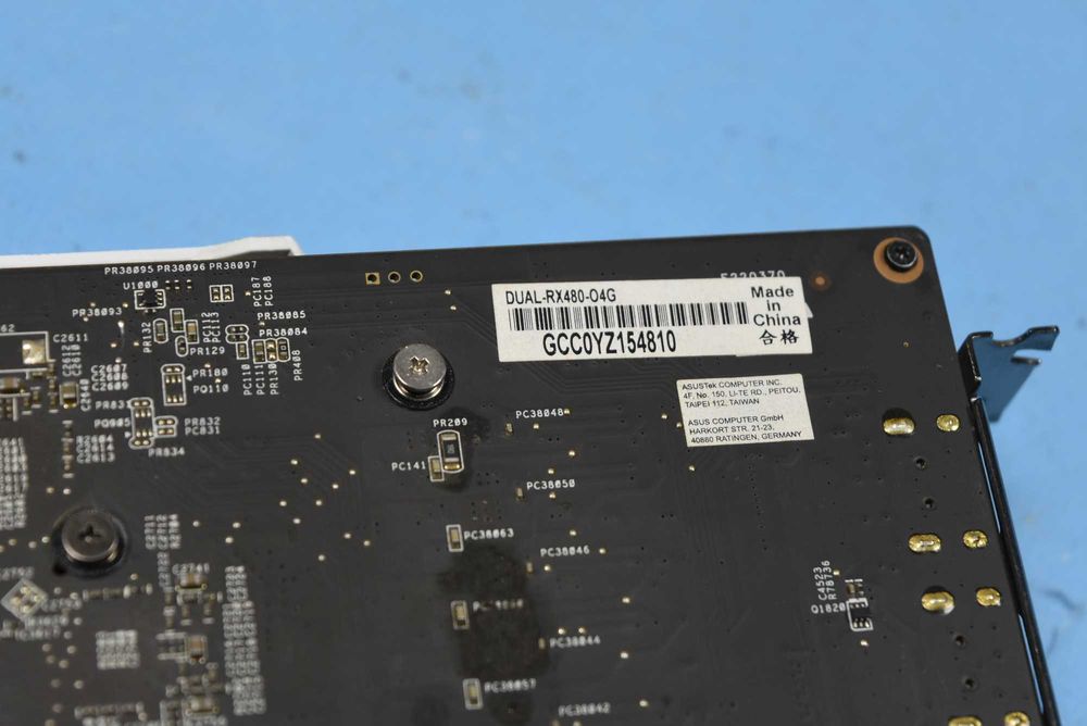Видео карта Asus DUAL Radeon RX 480  O4G 4 GB Video card