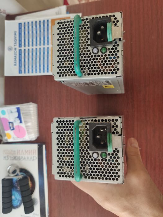 Серверные блок питание, 650 watt. Hipro. HP-R650FF3. 2x - штука есть