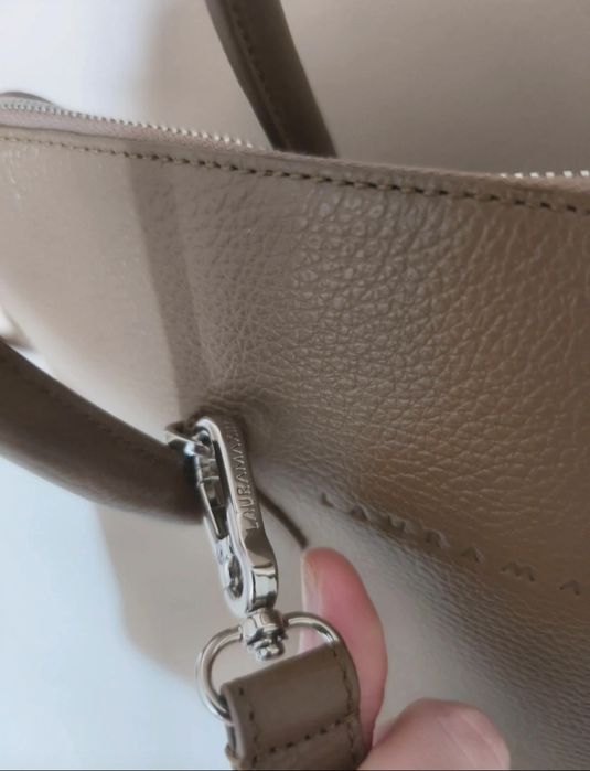 Geanta Laura Maxim Carrera Maxi Walnut