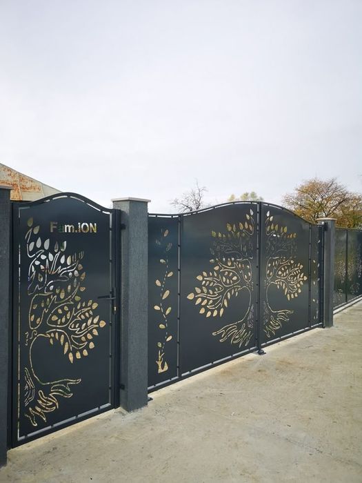 Garduri și balustrade moderne  debitate la cnc