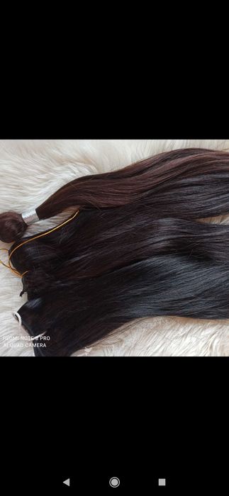 Естествена коса на треса.Дълга 60 см.