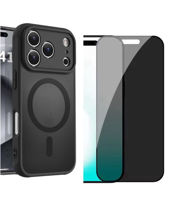 Iphone 17 AIR PRO MAX Husa Magnetica Fit Case + Folie Sticla JoyRoom