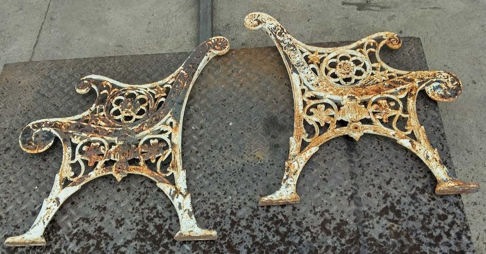 аристократичен дизайн, чугунена пейка 25кг.