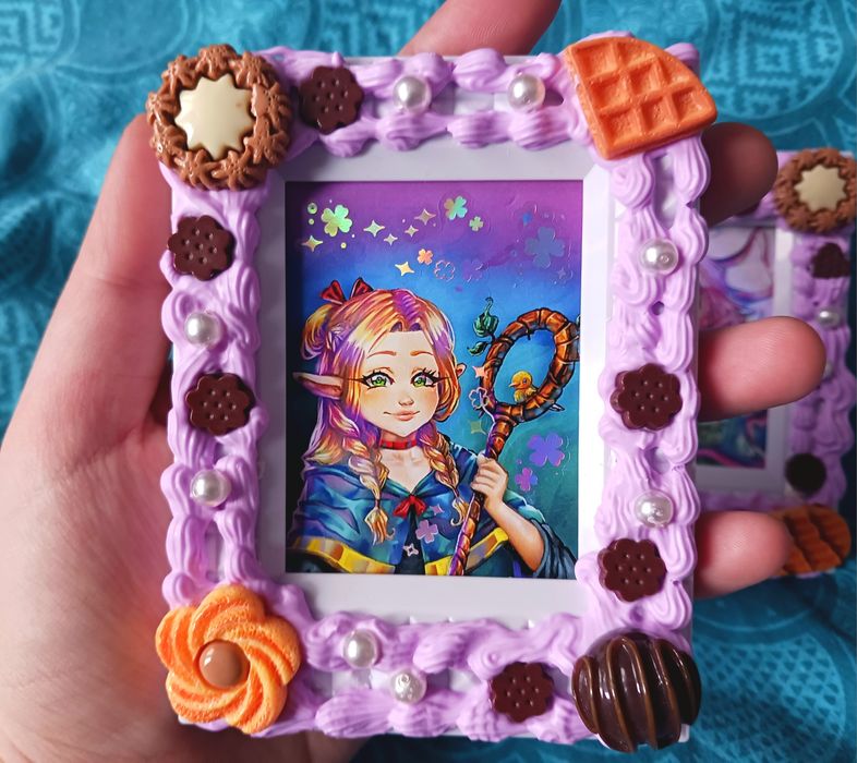 Marcille Delicious in Dungeon art si rama lucrata manual manga