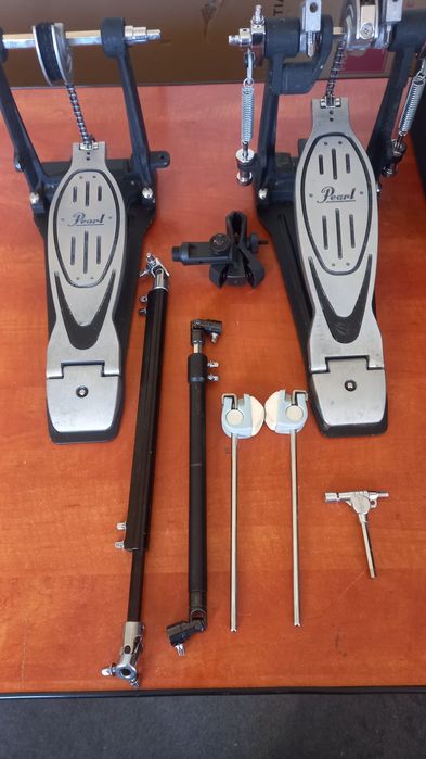 Set pedale Pearl 902 Double Bass Pedal