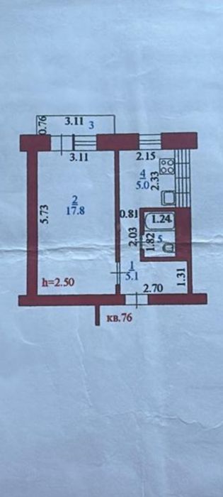 Продам 1 комн квартиру