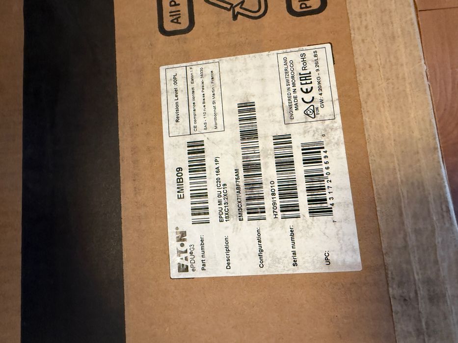 Eaton Epdu-G3 power strip