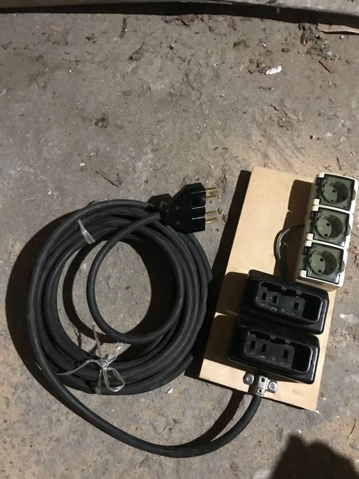 Кабел удължител разклонител