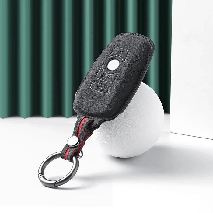 Алкантара калъф за ключ G20 G30 X1 X3 X4 X5 G05 X6 X7 F02 F30 F34 F36